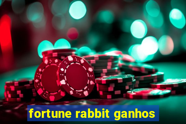 fortune rabbit ganhos