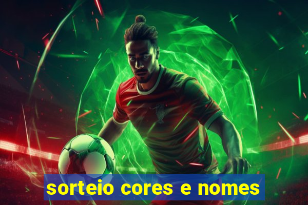 sorteio cores e nomes