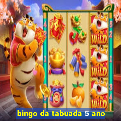 bingo da tabuada 5 ano