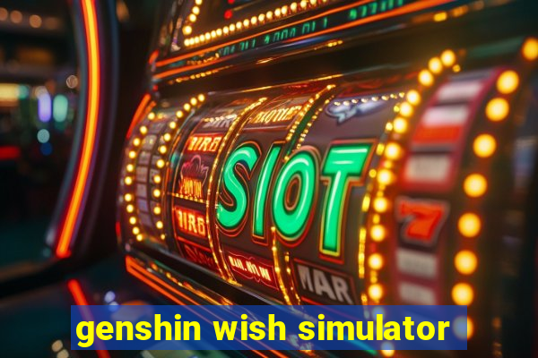 genshin wish simulator