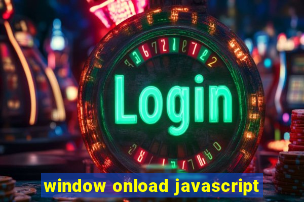 window onload javascript