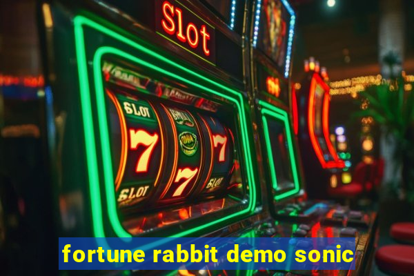 fortune rabbit demo sonic