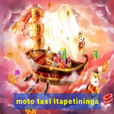 moto taxi itapetininga