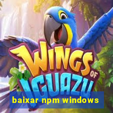 baixar npm windows