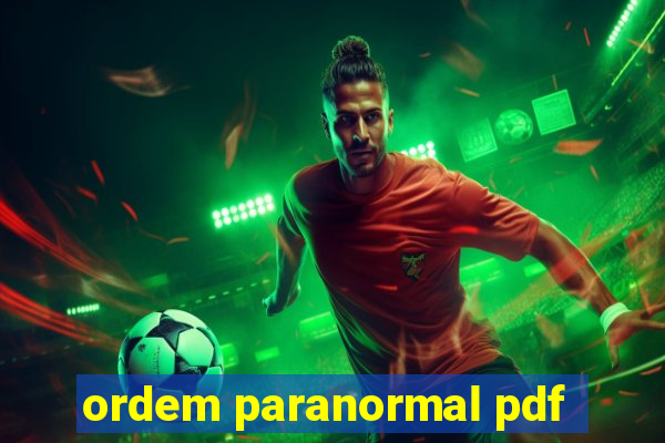 ordem paranormal pdf