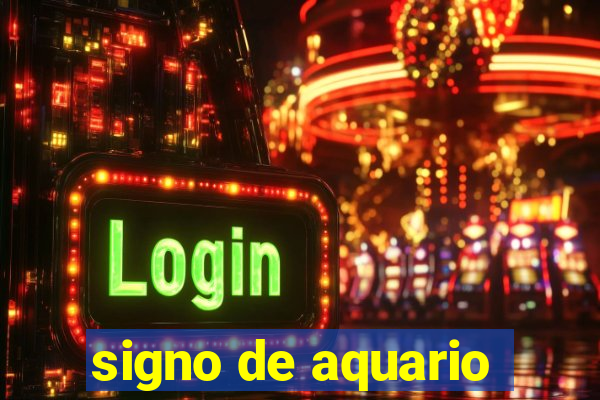 signo de aquario