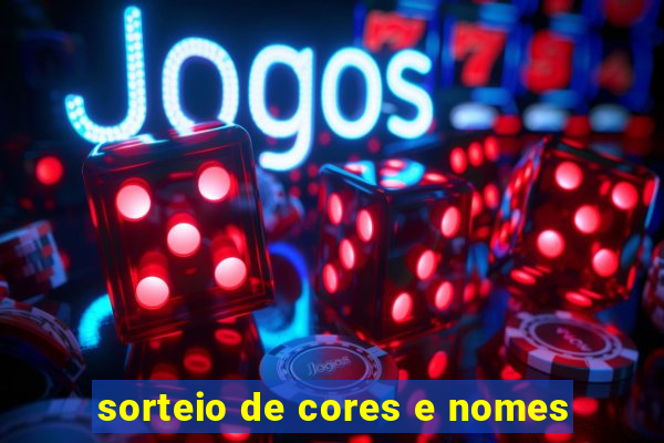 sorteio de cores e nomes