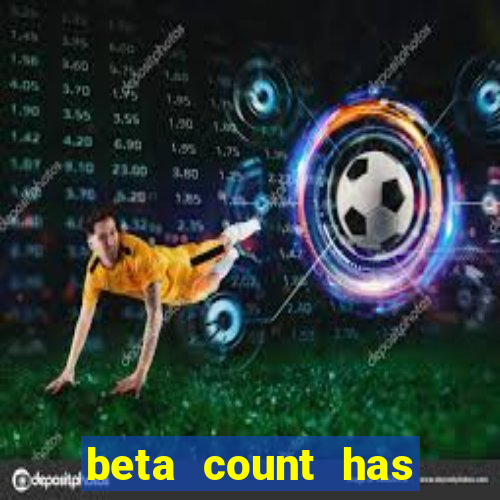 beta count has changed pt br