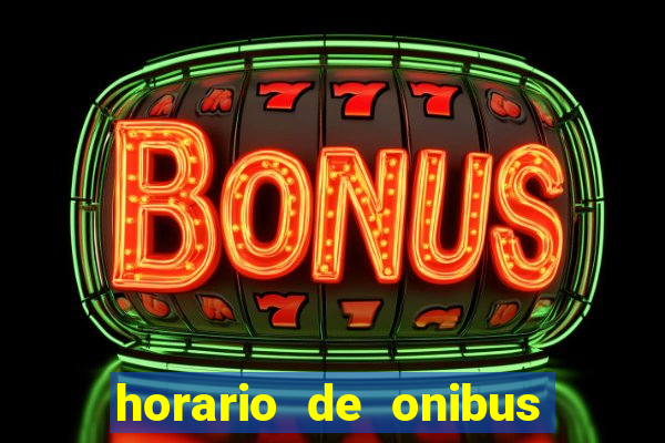 horario de onibus santos dumont x juiz de fora