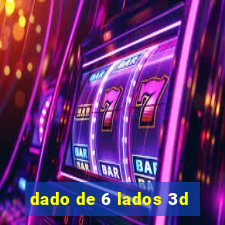 dado de 6 lados 3d