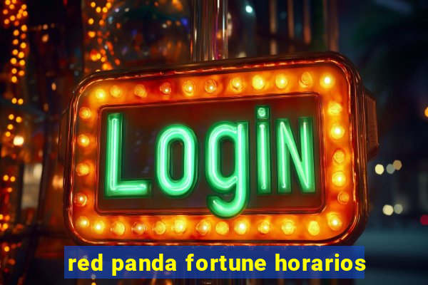 red panda fortune horarios