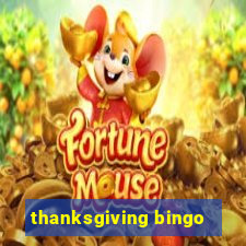 thanksgiving bingo