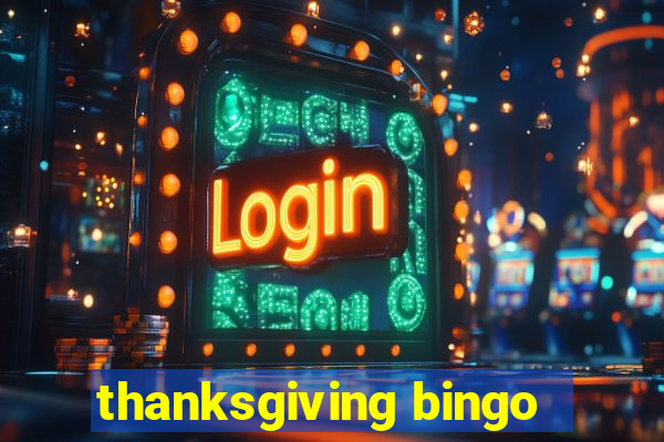 thanksgiving bingo