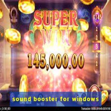 sound booster for windows