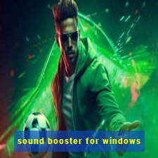 sound booster for windows