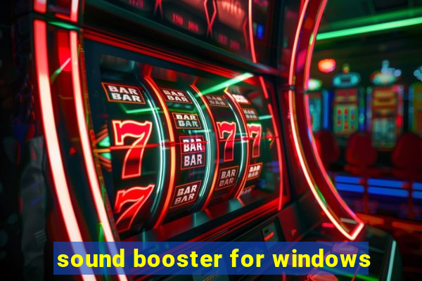 sound booster for windows