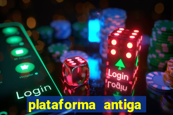 plataforma antiga de jogos