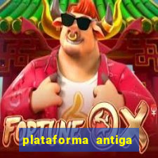 plataforma antiga de jogos