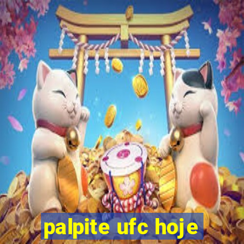 palpite ufc hoje