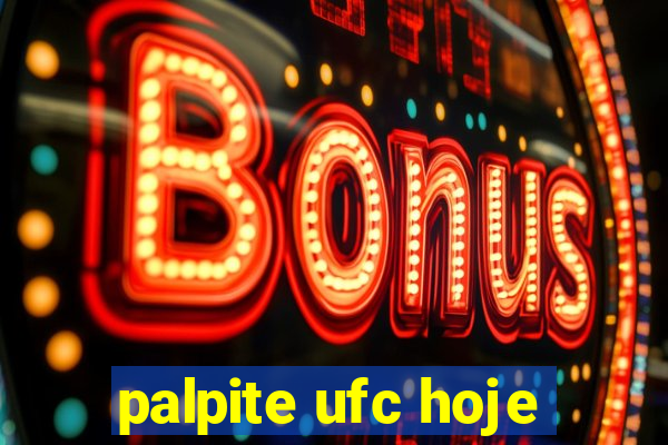 palpite ufc hoje