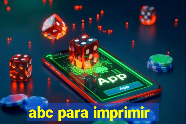 abc para imprimir