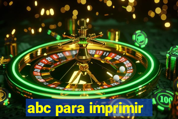 abc para imprimir