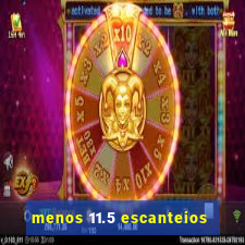 menos 11.5 escanteios