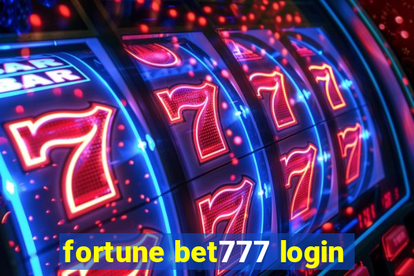 fortune bet777 login