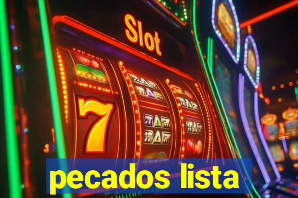 pecados lista