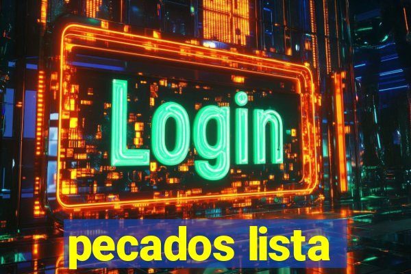 pecados lista