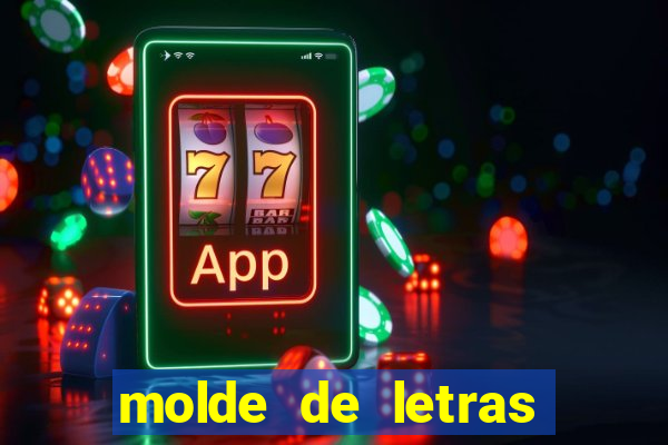 molde de letras feliz natal para imprimir