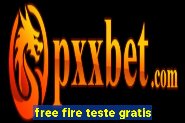 free fire teste gratis