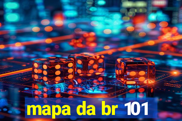 mapa da br 101