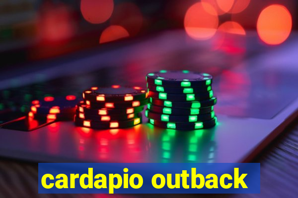 cardapio outback