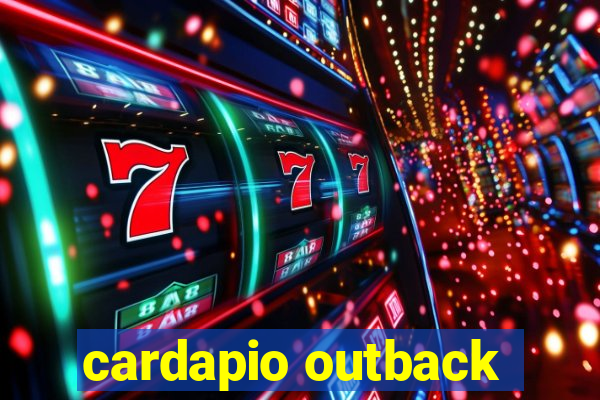 cardapio outback