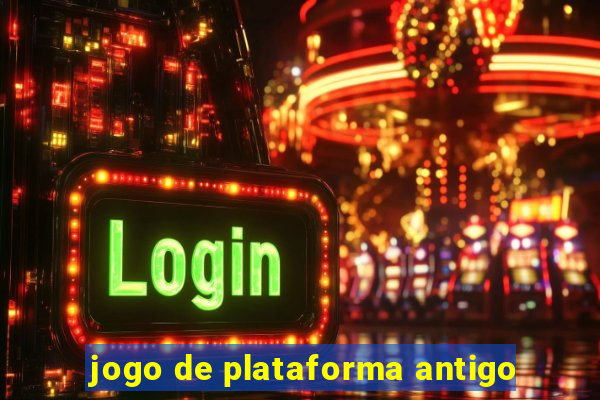 jogo de plataforma antigo