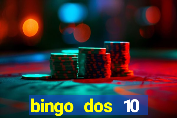 bingo dos 10 mandamentos da lei de deus