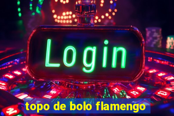 topo de bolo flamengo