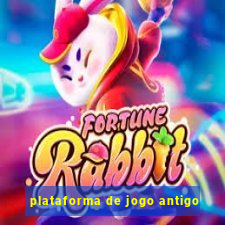 plataforma de jogo antigo