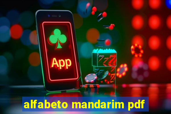 alfabeto mandarim pdf