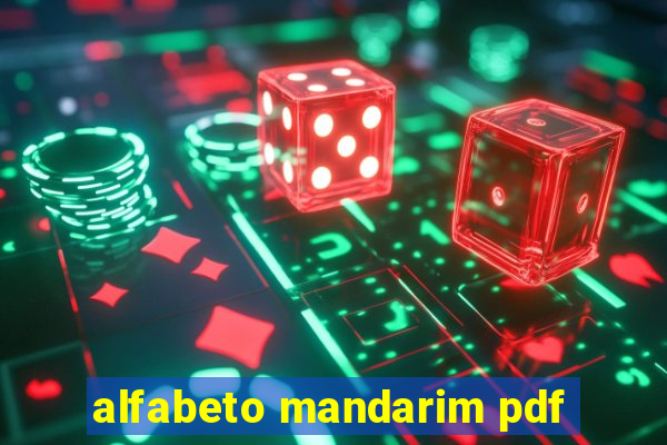 alfabeto mandarim pdf