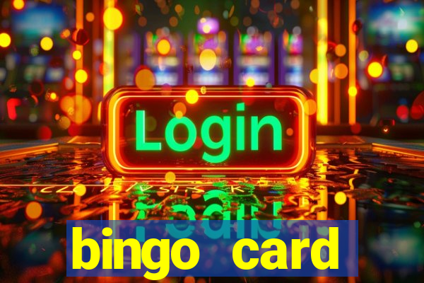 bingo card generator with pictures