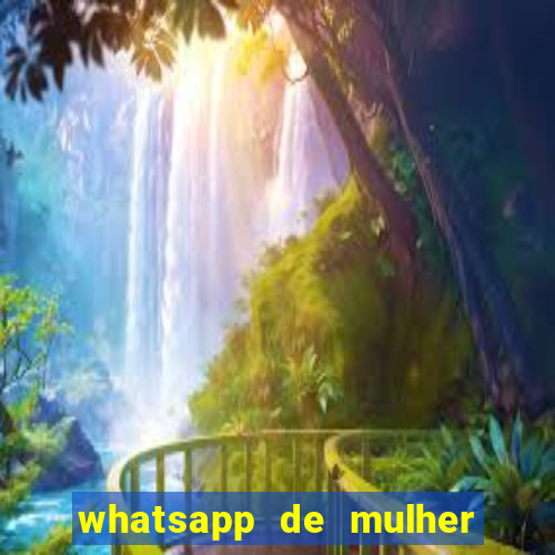 whatsapp de mulher de programa