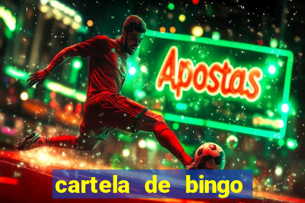 cartela de bingo cha de panela