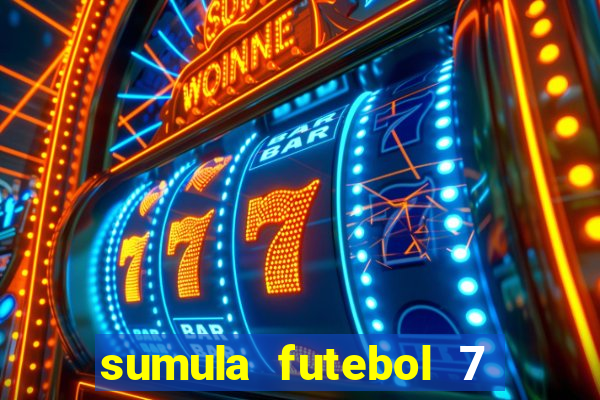 sumula futebol 7 society excel