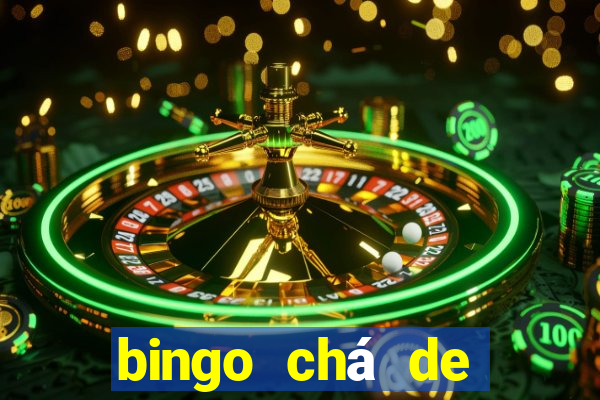 bingo chá de bebê excel