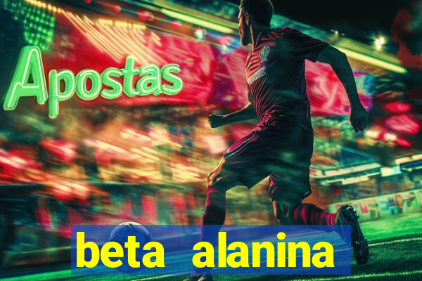 beta alanina aumenta a pressao