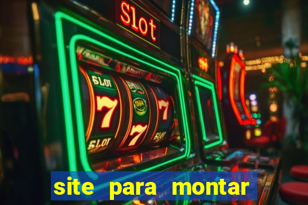 site para montar time de futebol