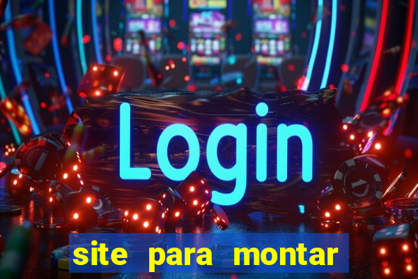 site para montar time de futebol