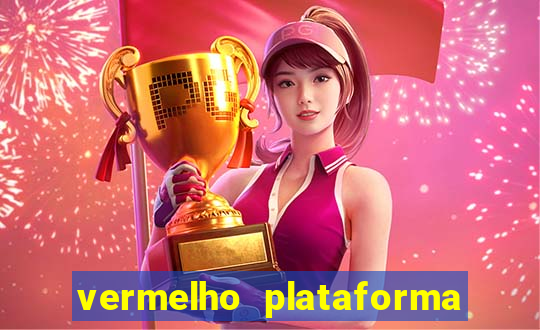 vermelho plataforma de jogos